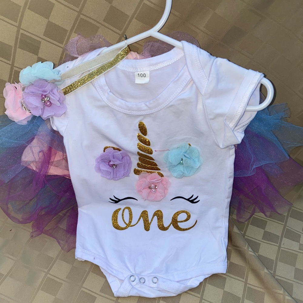 First birthday tutu